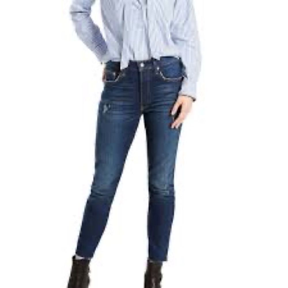 Levi's Revolve Women's 501 High Rise Skinny Jeans Can't Touch This Womens 24 R